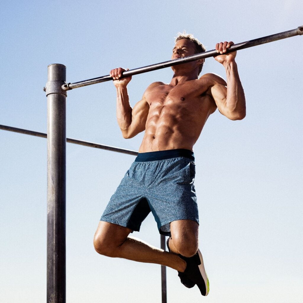 Pull ups for abs.1